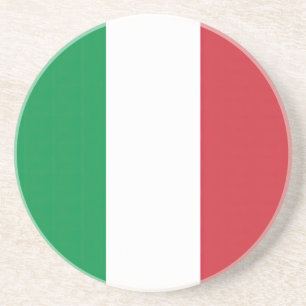 Vlag Italië Tricolore Zandsteen Onderzetter
