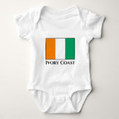 Vlag Ivoorkust Romper (Voorkant)