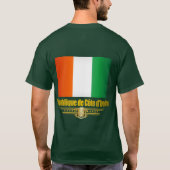 Vlag Ivoorkust T-shirt (Achterkant)