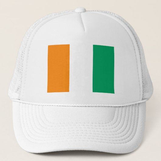 Vlag Ivoorkust Trucker Pet (Voorkant)