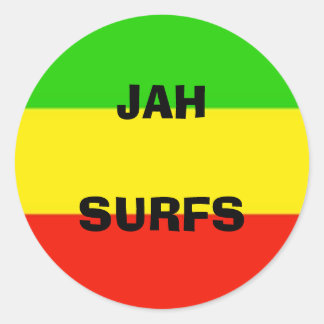 vlag, JAHSURFS Ronde Sticker