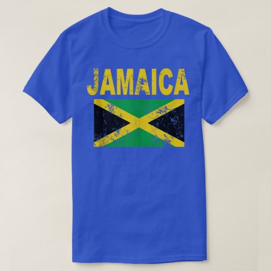 Vlag Jamaica Cool Jamaican Flags Mannen Vrouwen Gi T-shirt (Design voorkant)