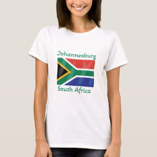 Vlag Johannesburg Zuid-Afrika T-shirt