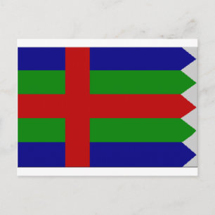 Vlag Jutland (Denemarken) Briefkaart