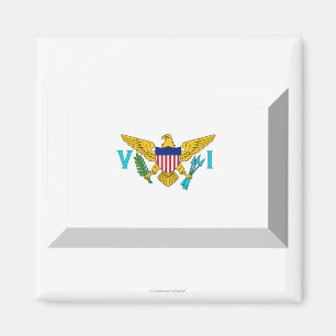 Vlag-juwel van de Amerikaanse VIrgin-eilanden Magneet
