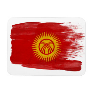 Vlag Kirgizië Magneet