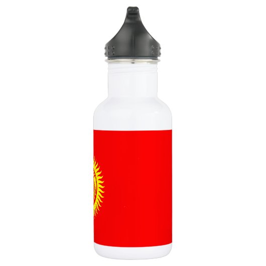 Vlag Kirgizië Waterfles (Rechts)