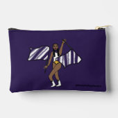 Vlag/Kleurenwacht Toebehoren Zak Paarse/Geel Etui (Achterkant)