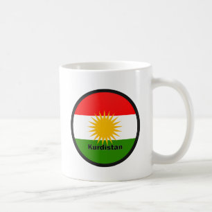 Vlag Koerdistan Roundel Koffiemok