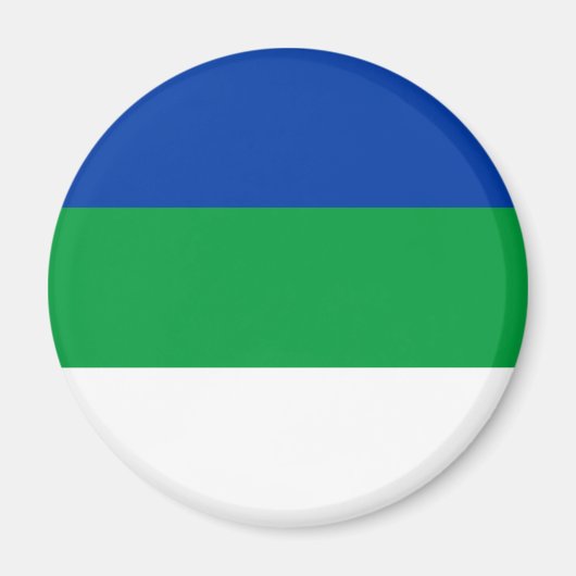 Vlag Komi Magneet (Voorkant)