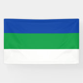 Vlag Komi Spandoek (Horizontaal)