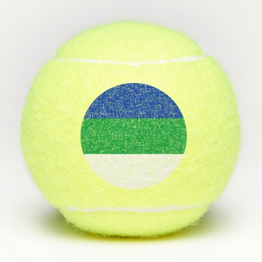 Vlag Komi Tennisballen (Voorkant)
