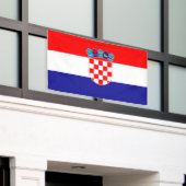 Vlag Kroatische banner (Buitenkant Gebouw)