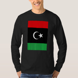 vlag Libië van de Lybische retrocessie T-shirt