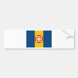 Vlag Madeira (Portugal) Bumpersticker