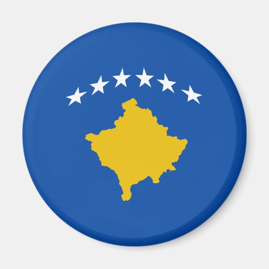 Vlag magneet Kosovo (Voorkant)