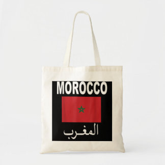 Vlag Marokko T-Shirt Marokkaanse vlaggen Gift Socc Tote Bag
