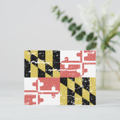  vlag MARYLAND Briefkaart (Staand voorkant)