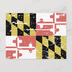  vlag MARYLAND Briefkaart