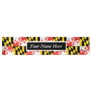  vlag Maryland Naambordje