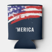 Vlag Merica, 4 juli Blikjeskoeler (Achterkant)