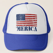 vlag "MERICA US Flag Trucker Pet (Voorkant)