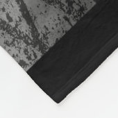 Vlag met dunne rode lijn fleece deken (Hoek)