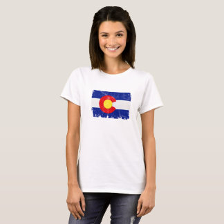 Vlag met kleurstof t-shirt