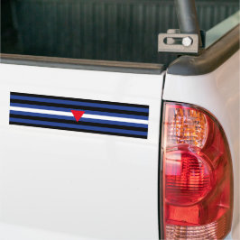 Vlag met lederen queer bumpersticker