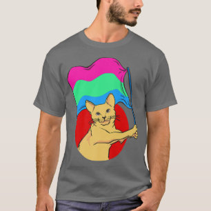 Vlag met meerdere vingers t-shirt