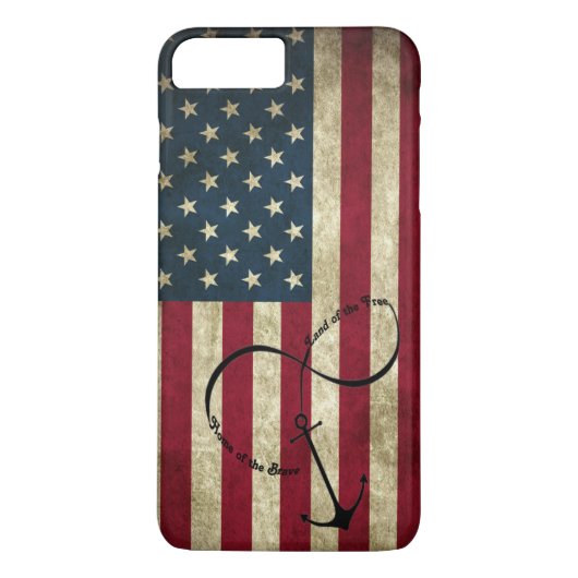 Vlag met oneindige anker Case-Mate iPhone case (Achterkant)