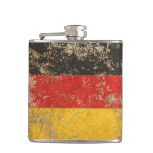 vlag met ruw ouderdom heupfles (Voorkant)