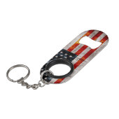 vlag mini flessenopener (Voorkant Gekanteld)