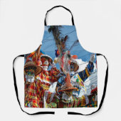 Vlag Moko Jumbie USVI Madras Schort (Voorkant)