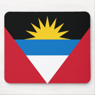 vlag mousepad van antigua en barbuda muismat