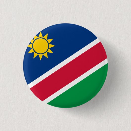 Vlag Namibië (Namibië) Ronde Button 3,2 Cm (Voorkant)