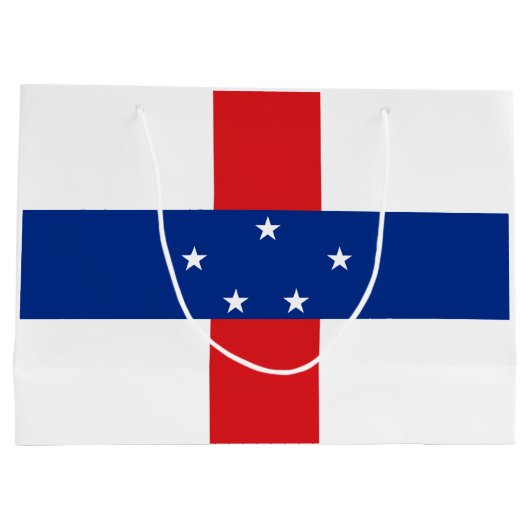 vlag Nederlandse Antillen Groot Cadeauzakje (Achterkant)
