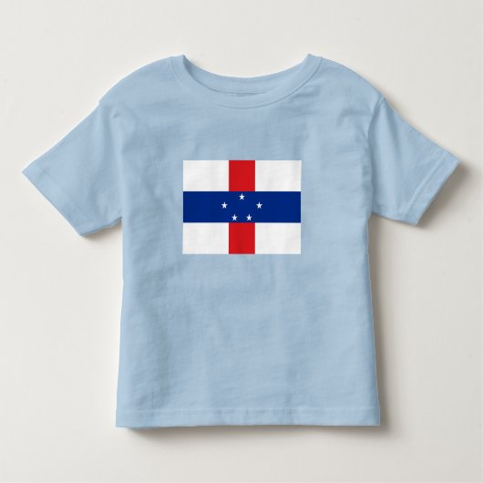 vlag Nederlandse Antillen Kinder Shirts (Voorkant)
