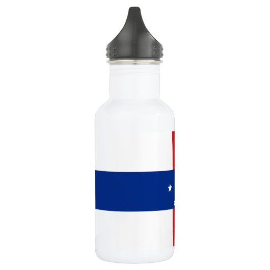 vlag Nederlandse Antillen Waterfles (Links)