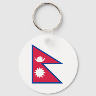 Vlag Nepal - Nepali Sleutelhanger