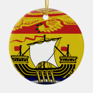 Vlag New Brunswick (Canada) Keramisch Ornament
