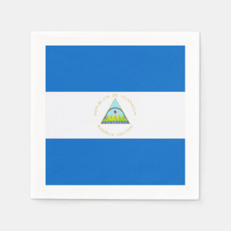 Vlag: Nicaragua Servetten