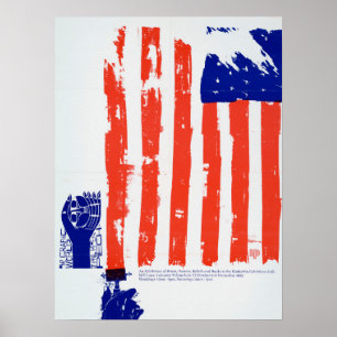 Vlag Niet-bewerkt Afbeelding Poster