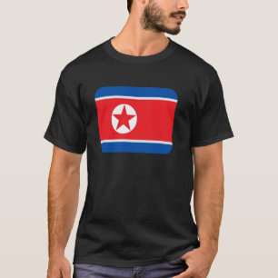 Vlag Noord-Korea T-shirt