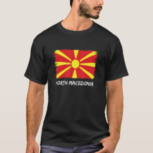 Vlag Noord-Macedonië 1 T-shirt