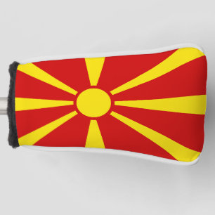 Vlag Noord-Macedonië Golfheadcover