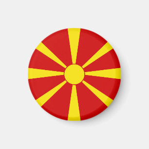 vlag Noord-Macedonië Magneet