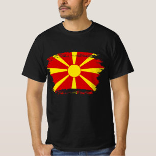 vlag Noord-Macedonië T-shirt