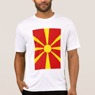 vlag Noord-Macedonië T-shirt