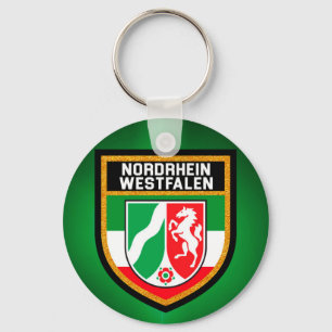 Vlag Noordrijn-Westfalen Sleutelhanger